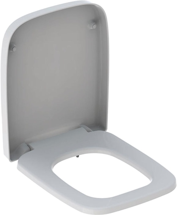GEBERIT 572120000 WC-Sitz Renova Plan mit Deckel Scharniere: Metall, mit Absenka