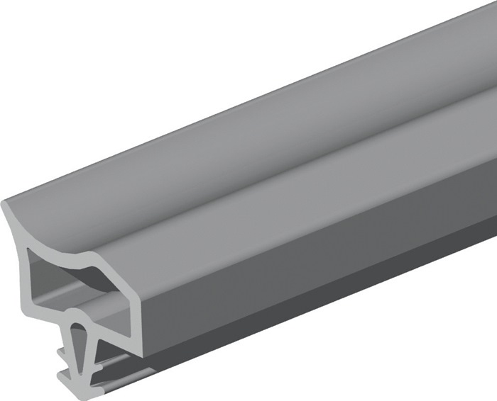 ELLEN 0500150 Türanschlagdichtung 3967 DIY Länge 5 m zum Einfräsen PVC blank schwarz  zum Einfräsen · PVC · EV (= Modifiziertes Elastik Polymer) · Falzbreite 12 mm · Anschlagluft 5 mm · in DIY Verpackung