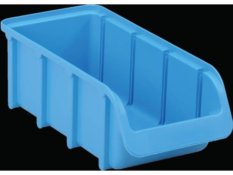 HÜNERSDORFF 682300 Sichtlagerkasten  L216/183xB102xH74mm PP blau stapelbar