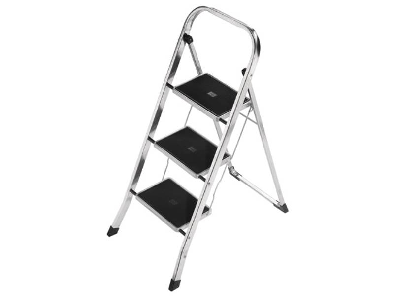 HAILO 4393-801 Klapptritt  Stufen einschl. Plattform 3 Plattformhöhe 700 mm Alum