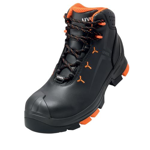 Uvex 6503446 2 Stiefel S3 65034 schwarz, orange Weite 14 Größe 46