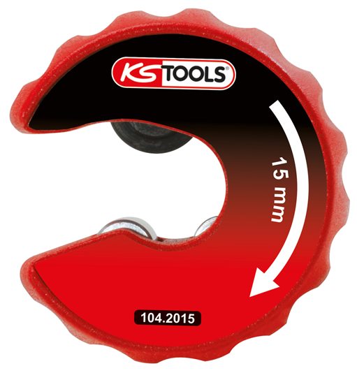 KS Tools 104.2015 Kupferrohr Ratschen-Rohrabschneider, 15mm