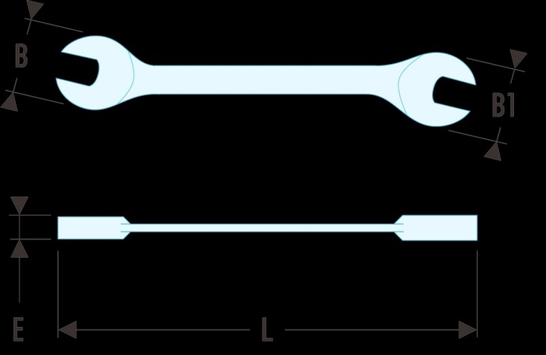 Facom 22.6X7 Maulschluessel ''Mikromechanik'' 6x7 mm