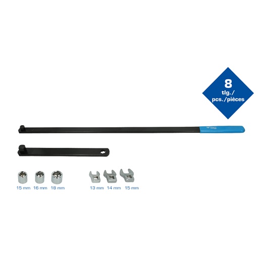 Brilliant Tools  BT571050 Keilriemen und Spannrollen-Schlüssel-Satz, 8-tlg.