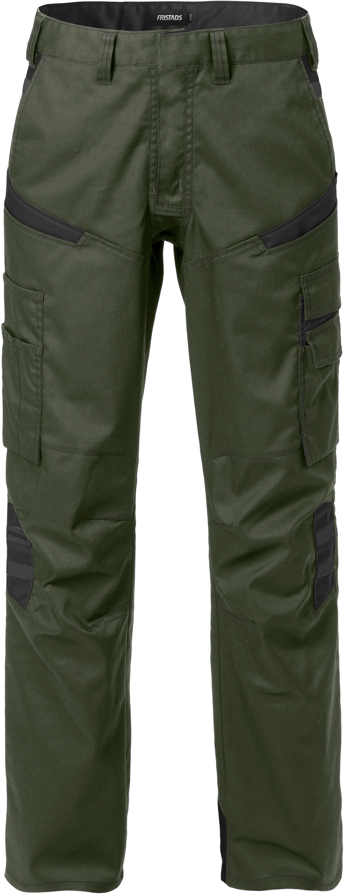 FRISTADS 129483-796-50 Trousers woman 2554 STFP Army Grün/Schwarz Gr. 50