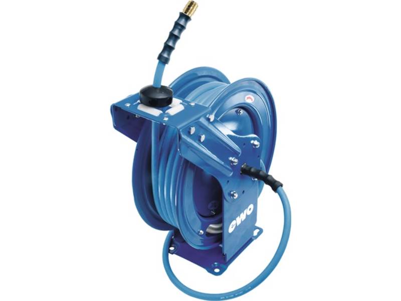 EWO E48380 Schlauchaufroller BluBird für DruckLuft und Wasser Schlauchlänge 15 m