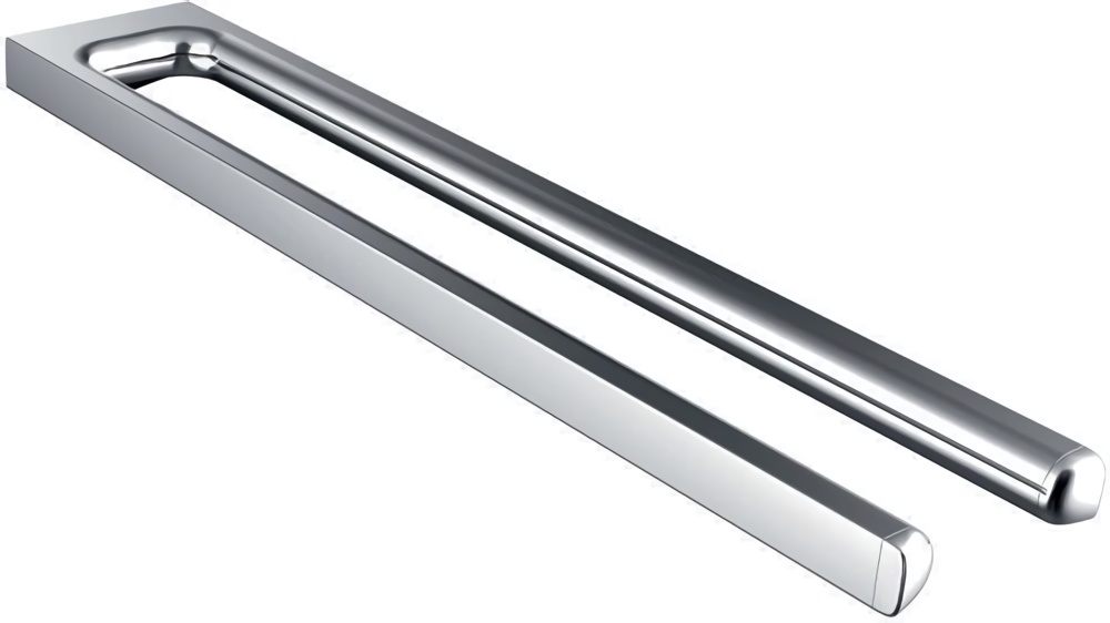 EMCO 025000146 Handtuchhalter trend 2-armig, starr, 430 mm chrom Wandmontage