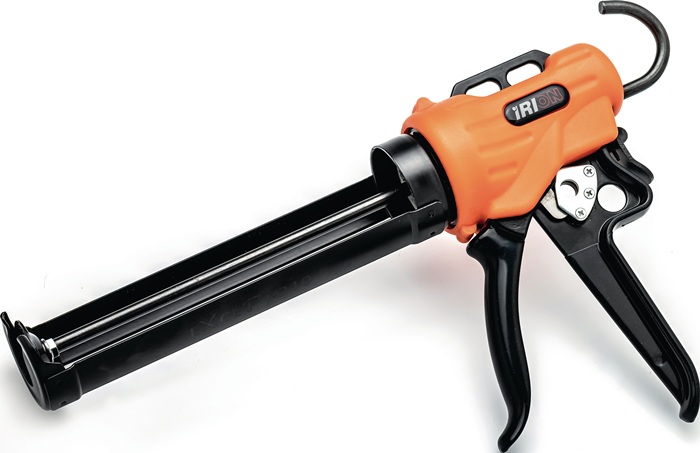 IRION 200001 Kartuschenpresse eXcePt-310 Metall drehbar, Schneidmesser  Kartuschenpressen für den Profi · mit aktivierbarer Nachlaufstopp-Funktion und integriertem Dosierspitzen-Schneidmesser  die Dosierspitze wird beim Schneidvorgang nicht zusammengedrü