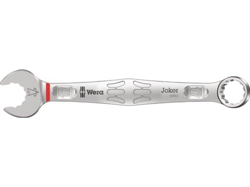 WERA 5020208001 Ringmaulschlüssel 6003 Joker SW 17 mm Länge 190 mm Form A CV-Sta