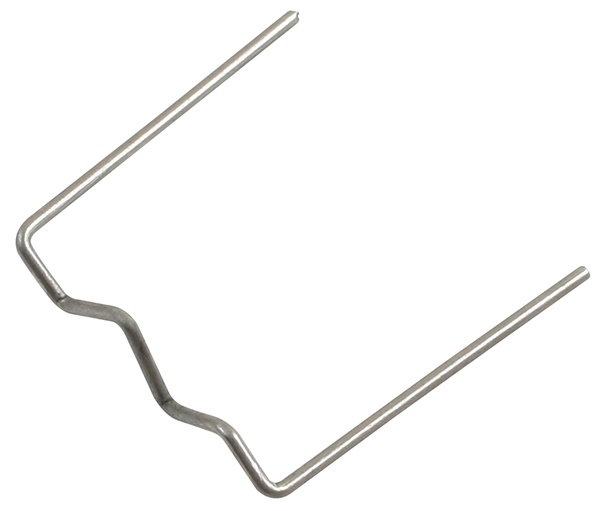 KS-Tools 150.1062 Reparaturklammer U-Form, legierter Stahl, Ø 0,6 mm, 50 Stück
