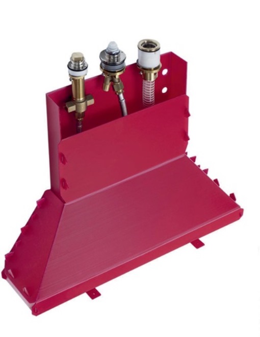 HANSGROHE 13437180 Grundkörper hansgrohe für 3-Loch-Wannenrandarmatur für Wannen