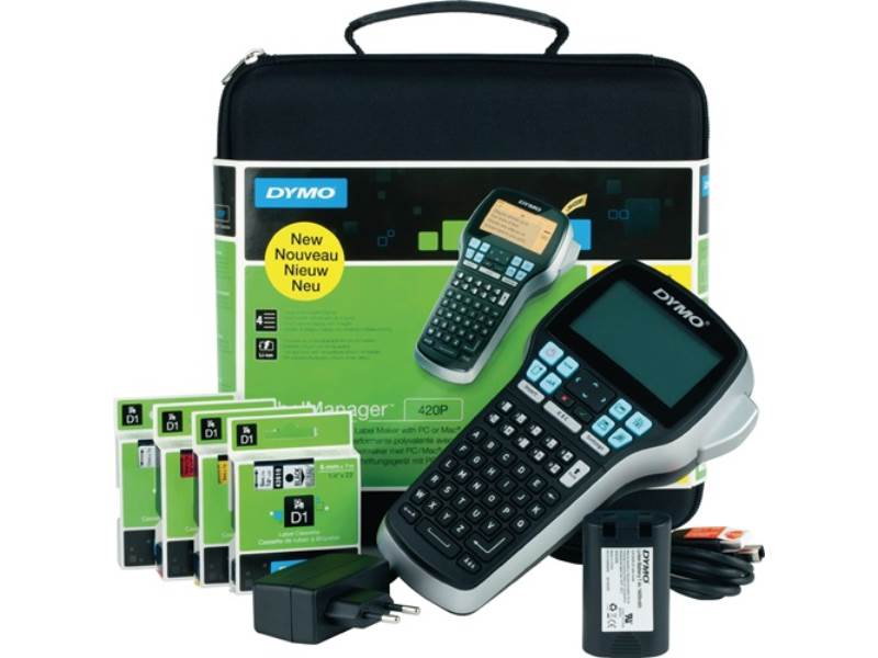 DYMO S0915480 Beschriftungsgerät Label MANAGER 420 P Schriftbandbreiten 6, 9, 12