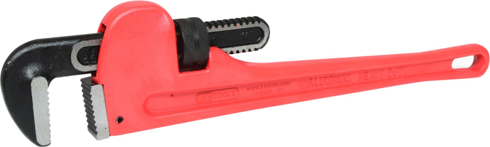 KS Tools 111.3200 Aluminium-Einhand-Rohrzange, 2''