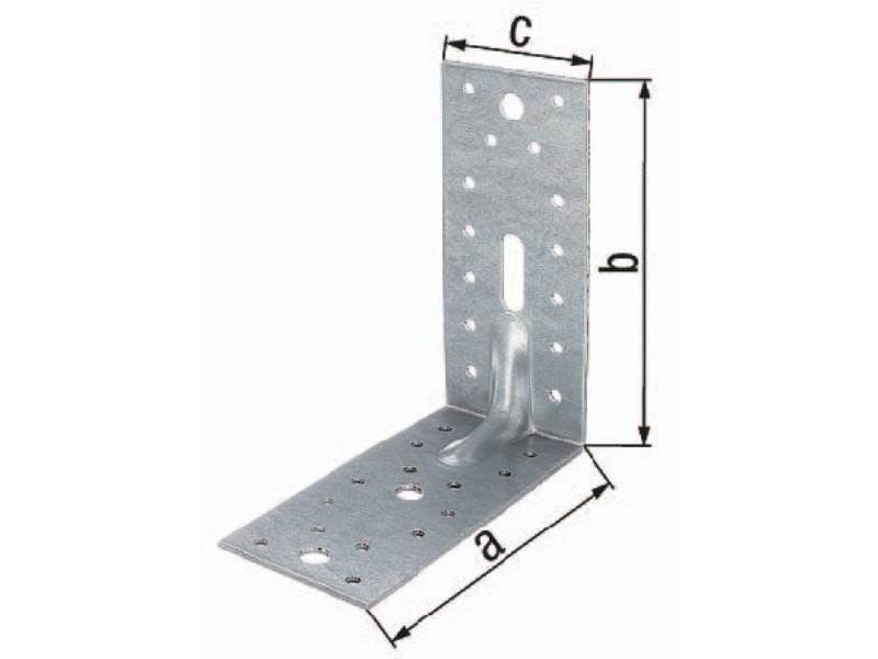 GAH 335724 Schwerlast-Winkelverbinder ETA-8/165 150 x 150xS2,5mm Anzahl Löcher 1