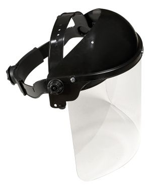 Gesichtschutz ohne Helm, mit Kopfband,  Scheibe PC