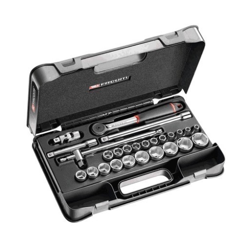 Facom S.161-4P6PB Steckschluessel-Set 1/2 S.161B, 26-tlg