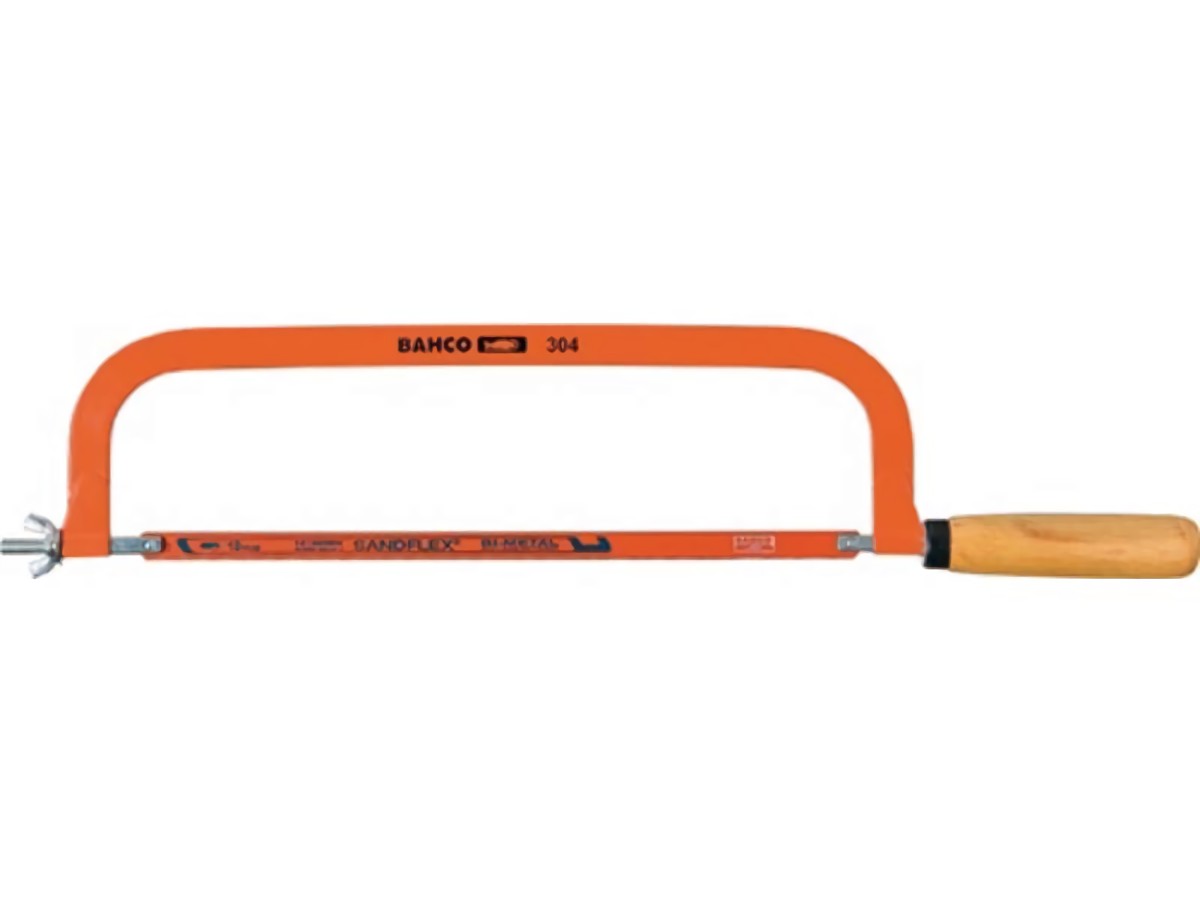 BAHCO 304 Metallsägebogen 304 Blattlänge 300 mm 24 Zähne / Zoll Holzheft