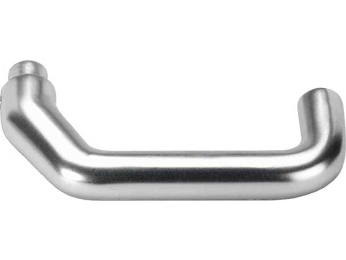 AMF 15511 Türdrückerlochteil 476L Leichtmetall F1 / silberfarbig Schlosskästen g