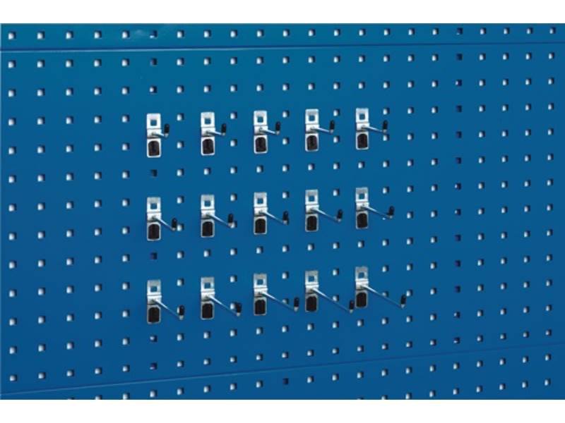 BOTT 14031427 Werkzeughaltersortiment  15-tlg. verzinkt passend für Lochplatten