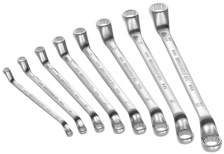 Facom 55A.JE8 Doppelringschluessel 55A Set, 8-tlg