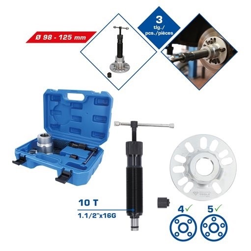 Brilliant Tools  BT671250 Hydraulischer Ausdrücker für Antriebswellen, 98 - 125