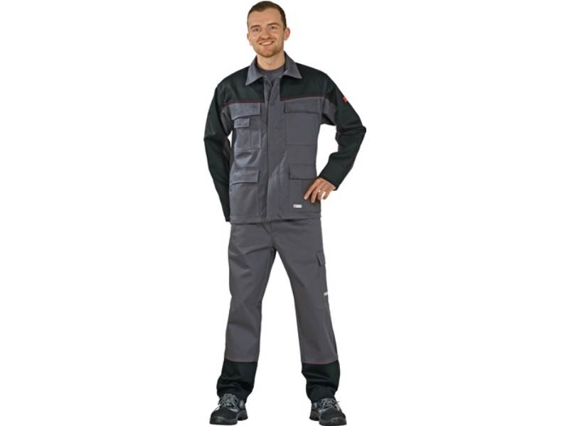 PLANAM 5510056 Schweißerschutz-Bundjacke Weld Shield Größe 56 grau/schwarz