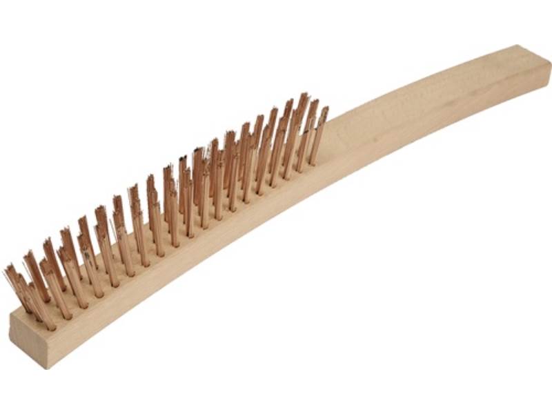 ENDRES TOOLS 1750040S Drahtbürste  Länge 350 mm 0,3 mm Zinnbronzedraht 4-reihig