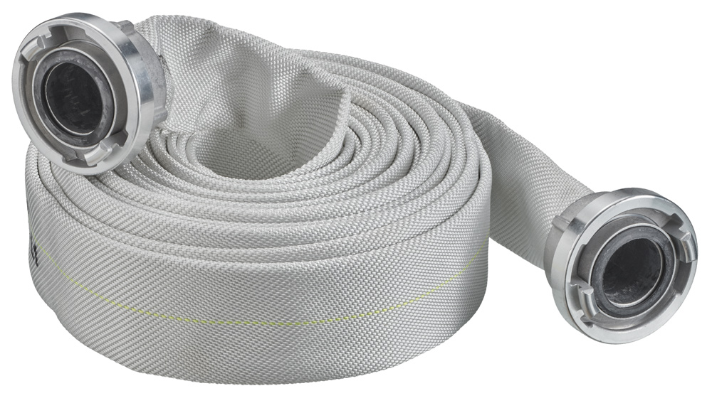 Gr .20 Meter B/75 *FW-SCHLAUCH* DIN 14811 **LÄNGE** weiß B/75 *FW-HOSE* DIN 1481