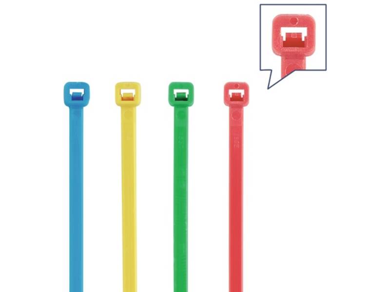 NW-SET 3 Kabelbinder-Set  400-teilig Polyamid 6.6 mehrfarbig