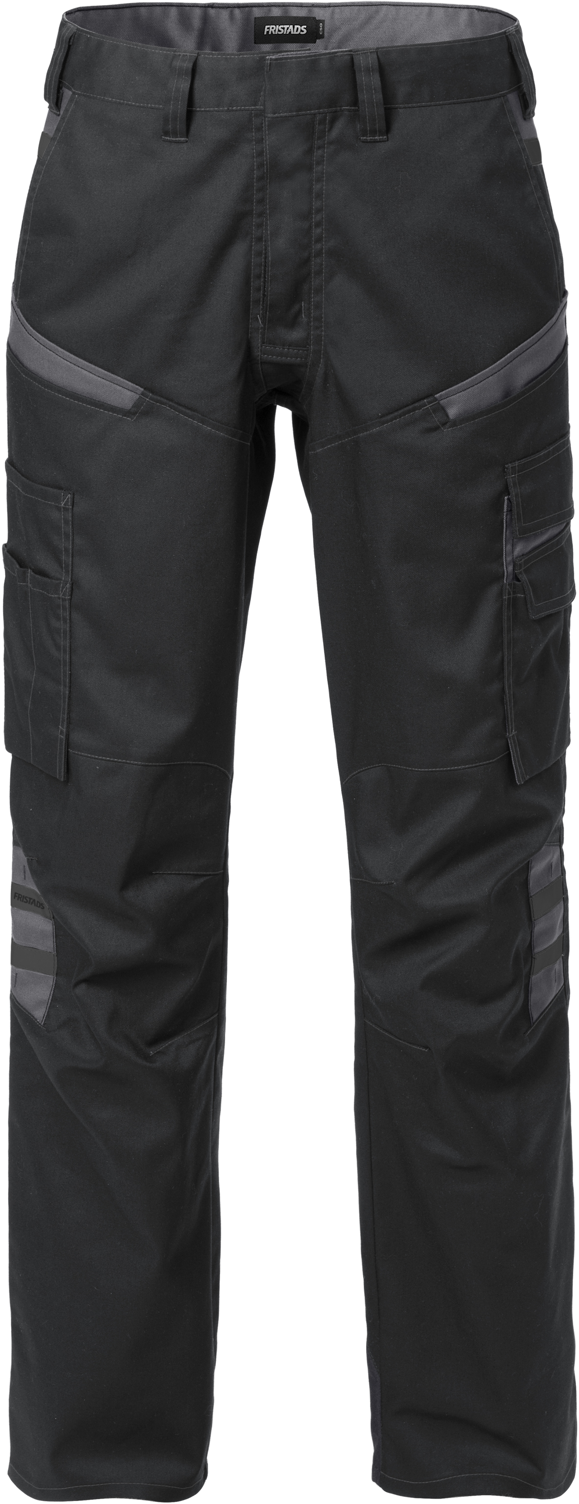 FRISTADS 129483-996-42 Trousers woman 2554 STFP Schwarz/Grau Gr. 42