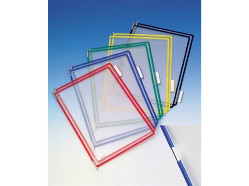 TARIFOLD 114005 Sichttafel  PVC mit Drahtrahmen kunststoffummantelt grün DIN A4