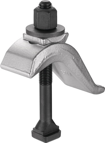 AMF 74914 Spannpratze Nr. 6321 für T-Nut 14 mm Spannhöhe 0-50 mm M12 x 14 x 125