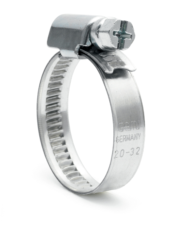 Gr .90-110 mm W2-SCHLAUCHSCHELLE, 12MM BREIT  WORM-DRIVE HOSE-CLAMP