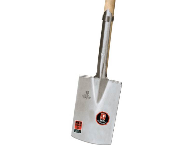 IDEAL 10020272 Rodespaten  Blattmaß 285 x 185 mm Größe 2 mit Eschen-T-Stiel Stie