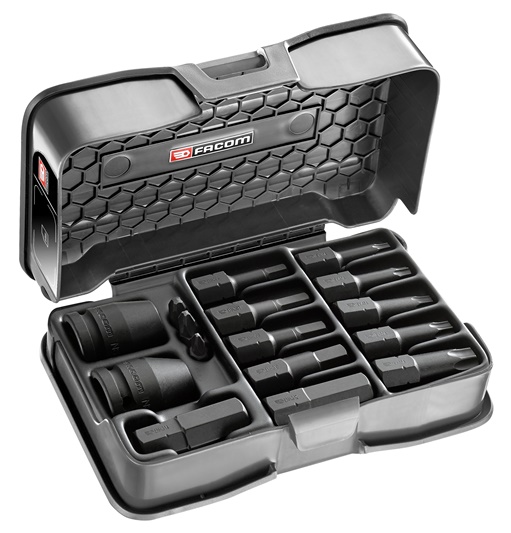 Facom NHX.14B Sortiment mit Impact-Bits 1/2