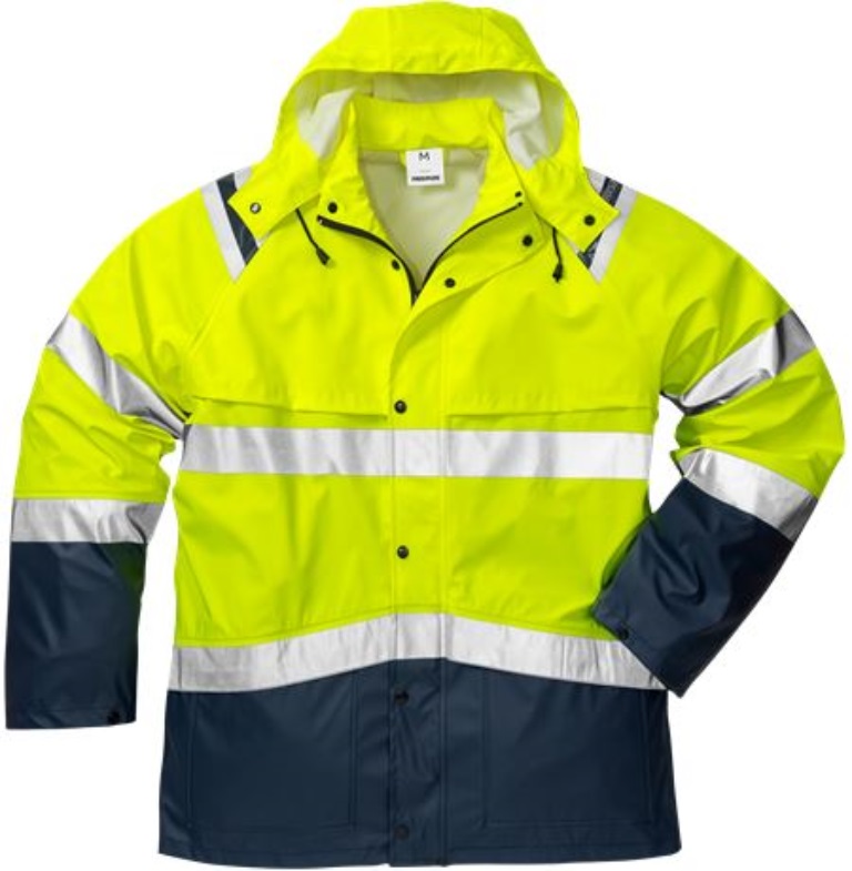 Fristads Kansas 114041-171 High Vis Regenjacke Kl. 3 4624 RS Gr.4XL Warnschutz-G