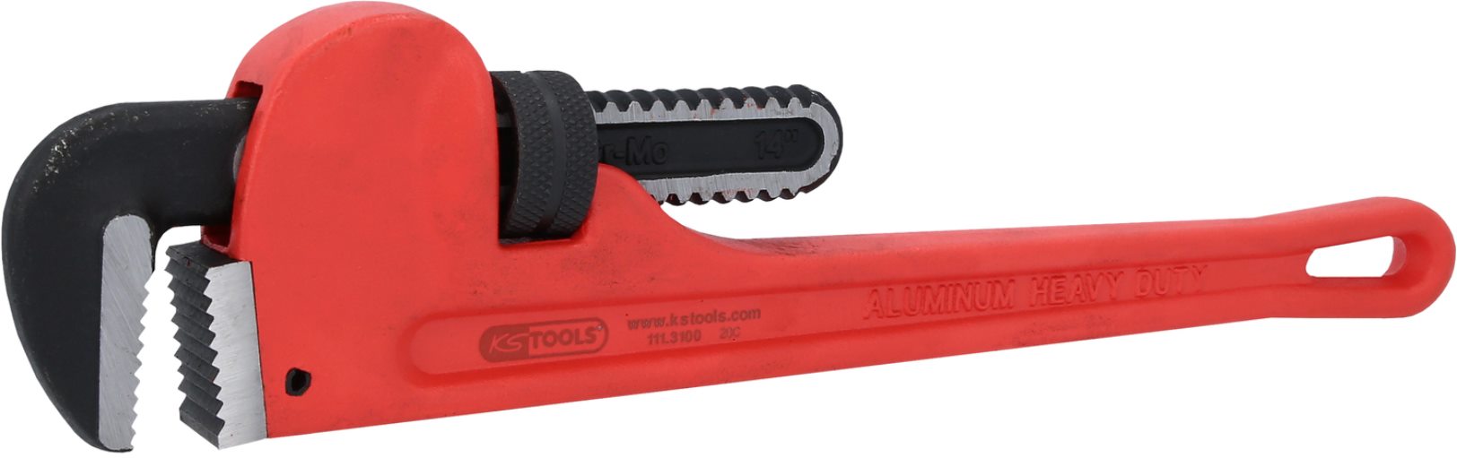 KS Tools 111.3100 Aluminium-Einhand-Rohrzange, 1.1/2''