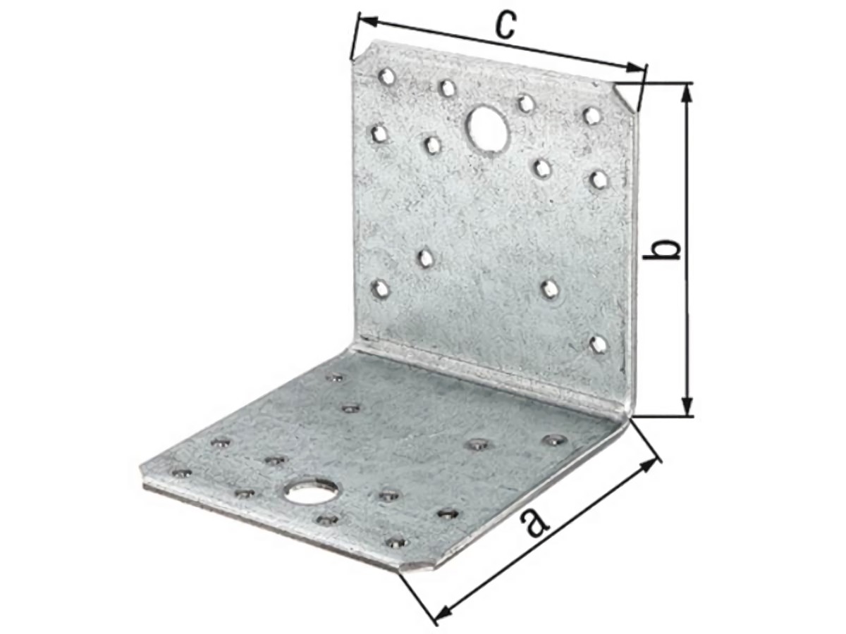 GAH 334628 Winkelverbinder  90 x 65xS2,5mm  ETA-08/0165
