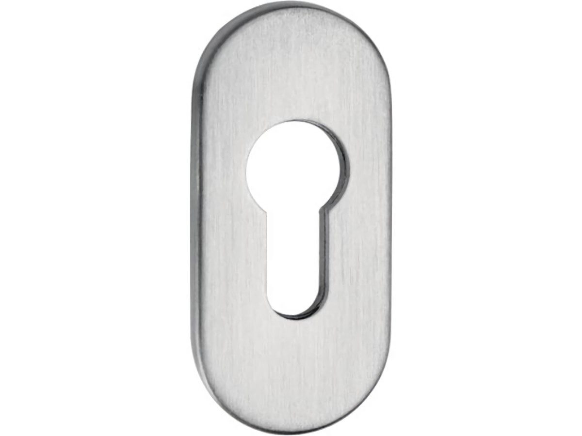 EDI 0813/9103/00 Feuerschutzcliprosette 0813/9 Edelstahl EST Ovalrosette Profilt