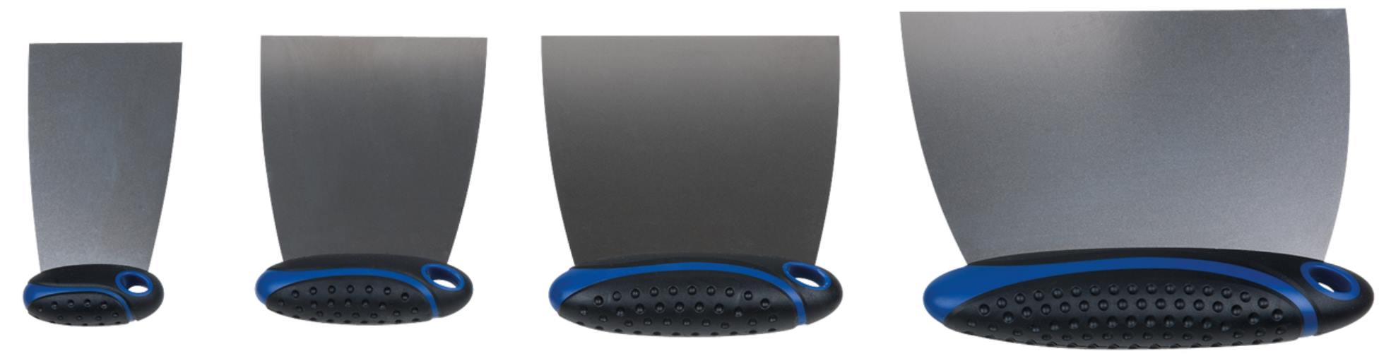 KS Tools 144.0633 Edelstahl-Spachtel mit kurzem Griff, 100 mm