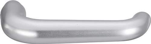 EDI 1104/0809/01 Türdrückerlochteil 104Z Aluminium F1 / naturfarbig Vierkant 8 m