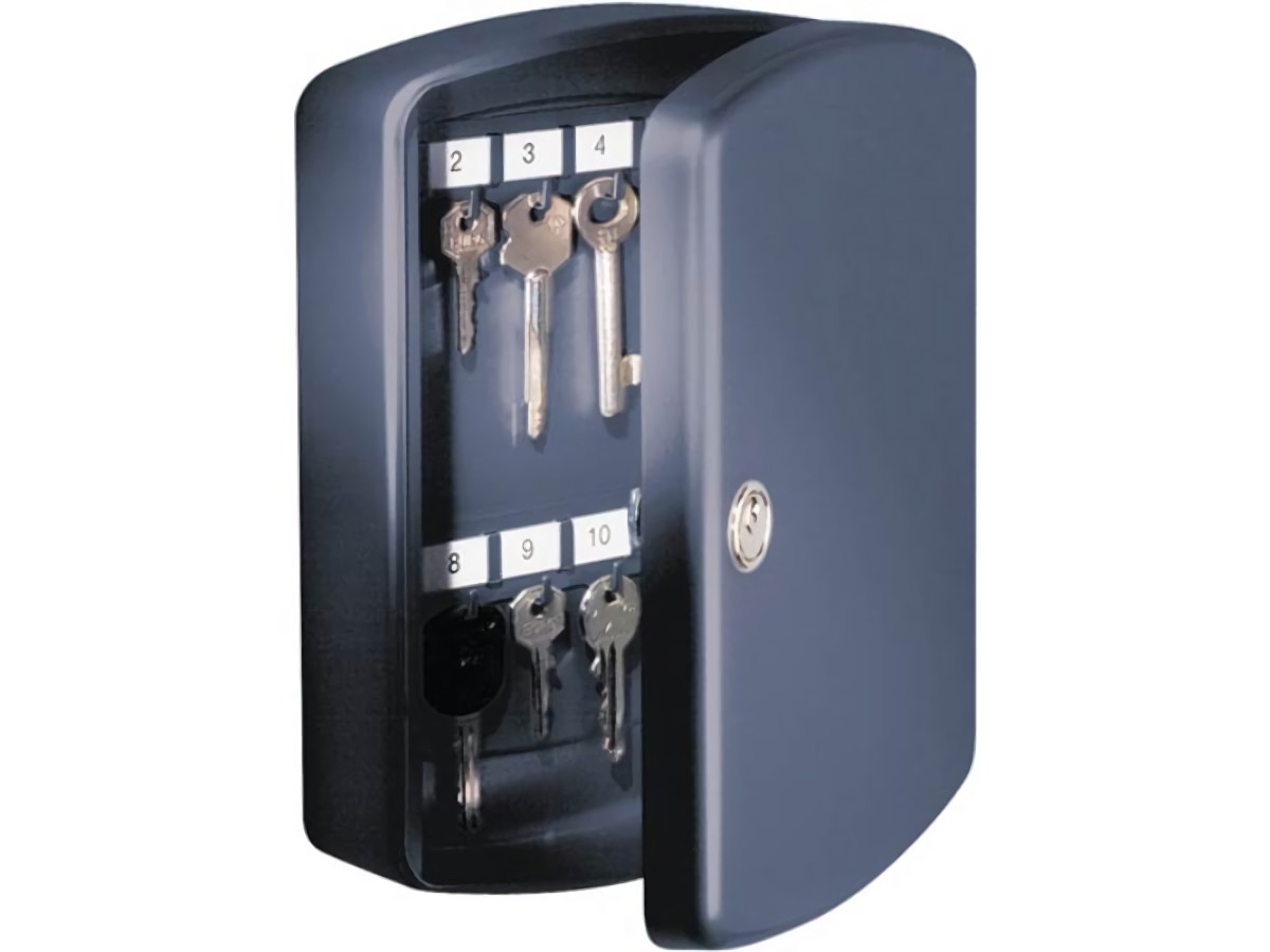 BURG-WÄCHTER KB24W Schlüsselbox  Höhe 255 mm Breite 200 mm  Tiefe 75 mm weiß Sta