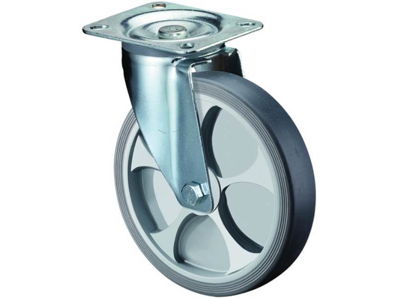 BS ROLLEN L400.B44.101 Lenkrolle  Rad-Ø 100 mm Tragfähigkeit 110 kg thermoplasti