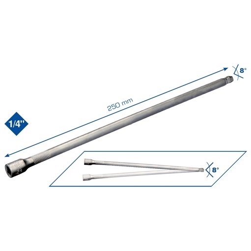Brilliant Tools  BT020905 1/4'' Schwenkbare Verlängerung, 250mm
