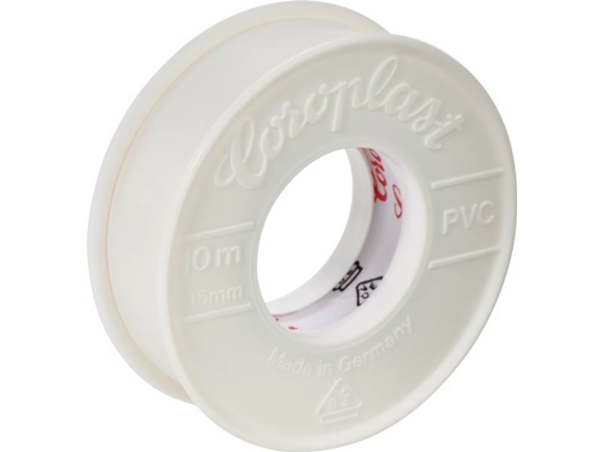 COROPLAST 1643 Elektroisolierband 302 weiß Länge 10 m Breite 15 mm