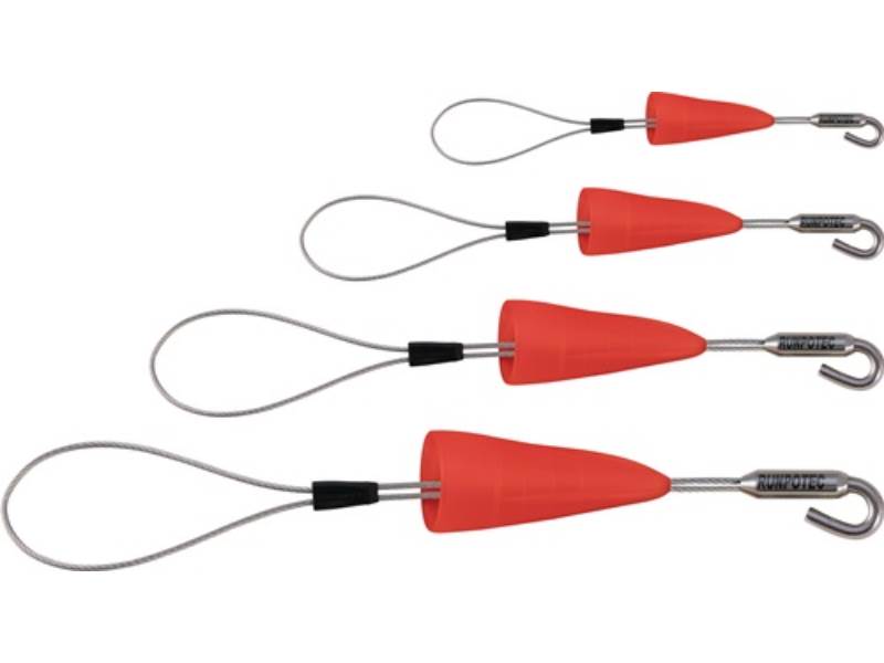 RUNPOTEC 10159 Kabelziehschlaufe  4-teilig  mit Schutzkappe und Haken