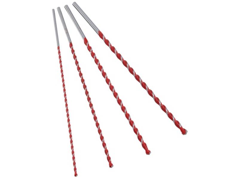 ALPEN 0000100808100 Bohrer-Satz Profi Multicut Box 4 teilig 6, 8, 10, 12x400 mm