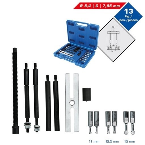 Brilliant Tools  BT631050 Abzieher-Satz für Kugellager, 10-tlg.