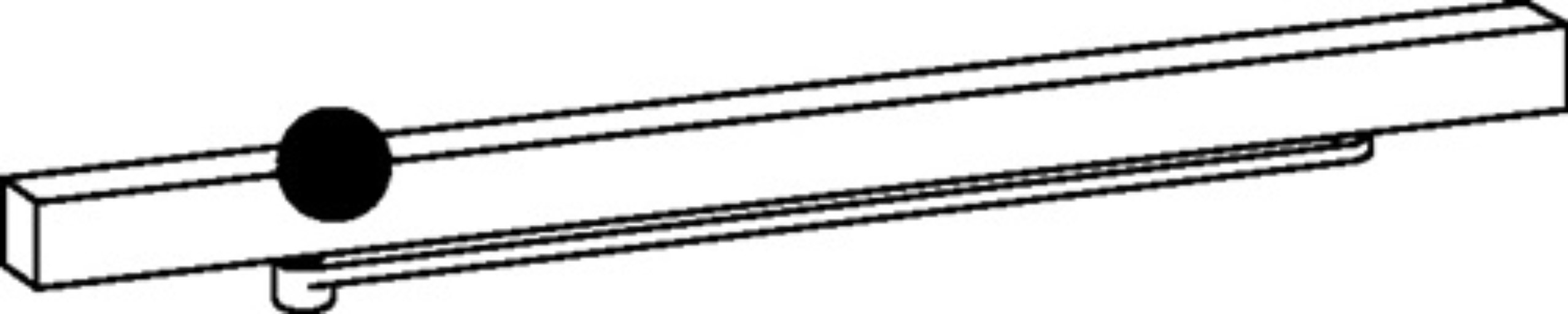 DORMAKABA 64080001 Gleitschiene G-EMF für TS 93 silber elektromechanisch