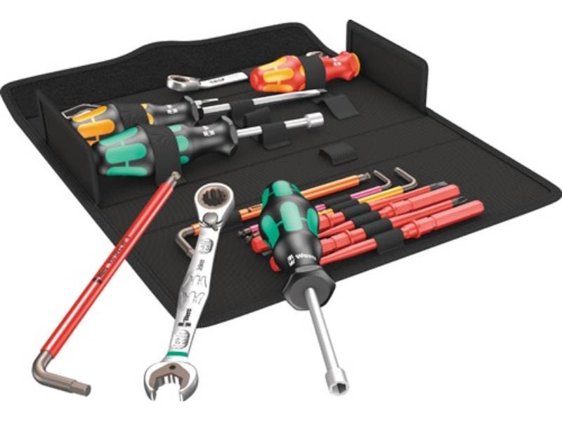 WERA 05136026001 Werkzeug-Set KK SH 2 15-teilig für Sanitär- und Heizungsinstall